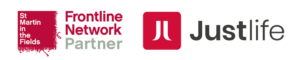 Justlife and Frontline Network Partner logos